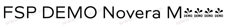 FSP DEMO Novera M字体转换 FSP DEMO Novera M字体转换